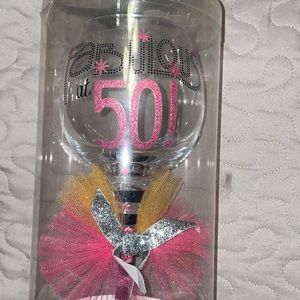 Mud Pie Fabulous at 50 glass